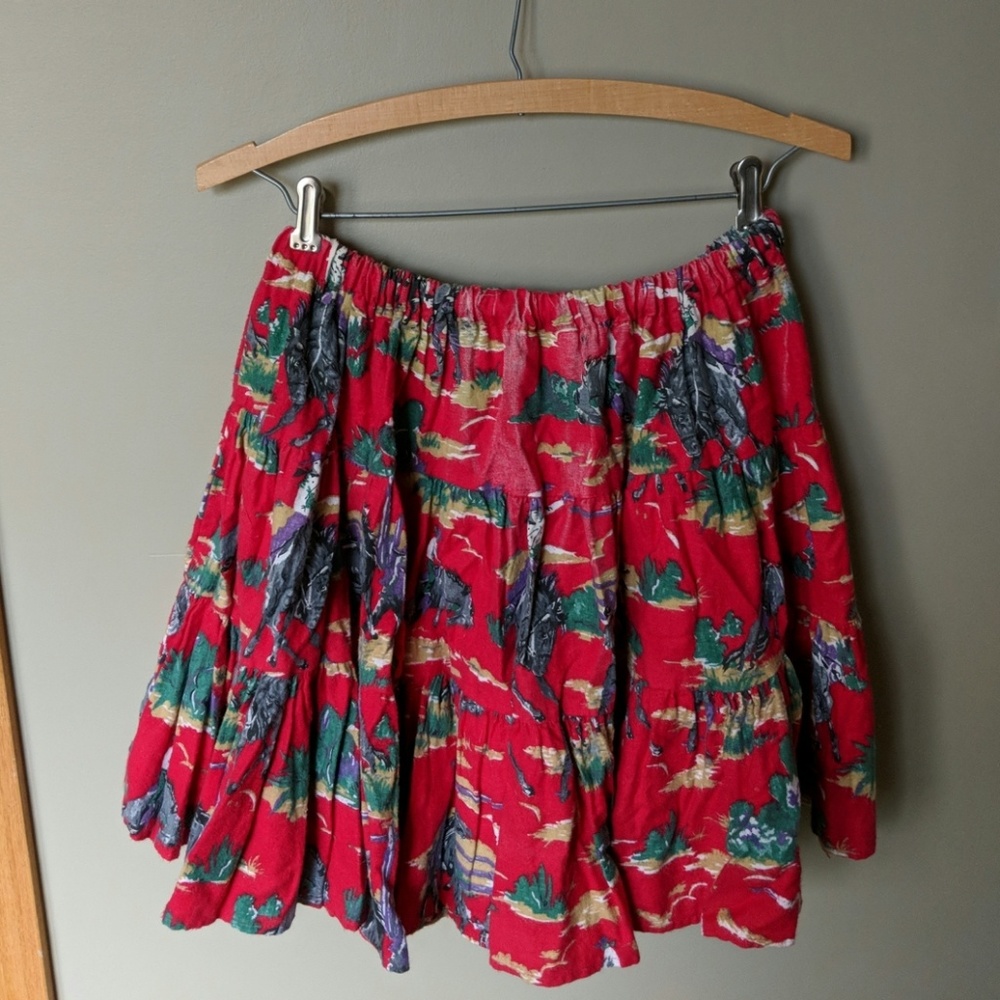 Vintage cowgirl skirt